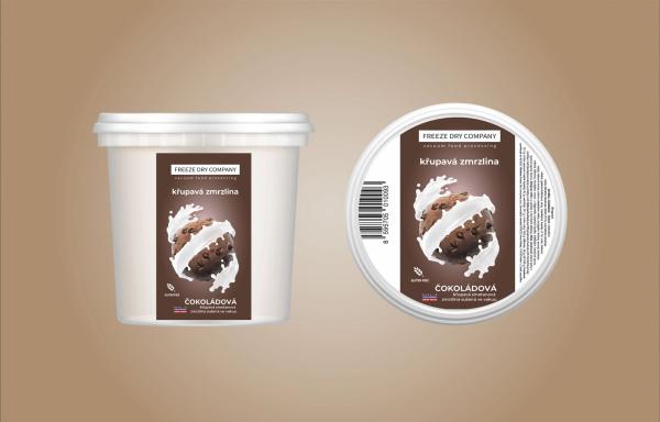 FDC Sušená zmrzlina kopečky - Čokoládová